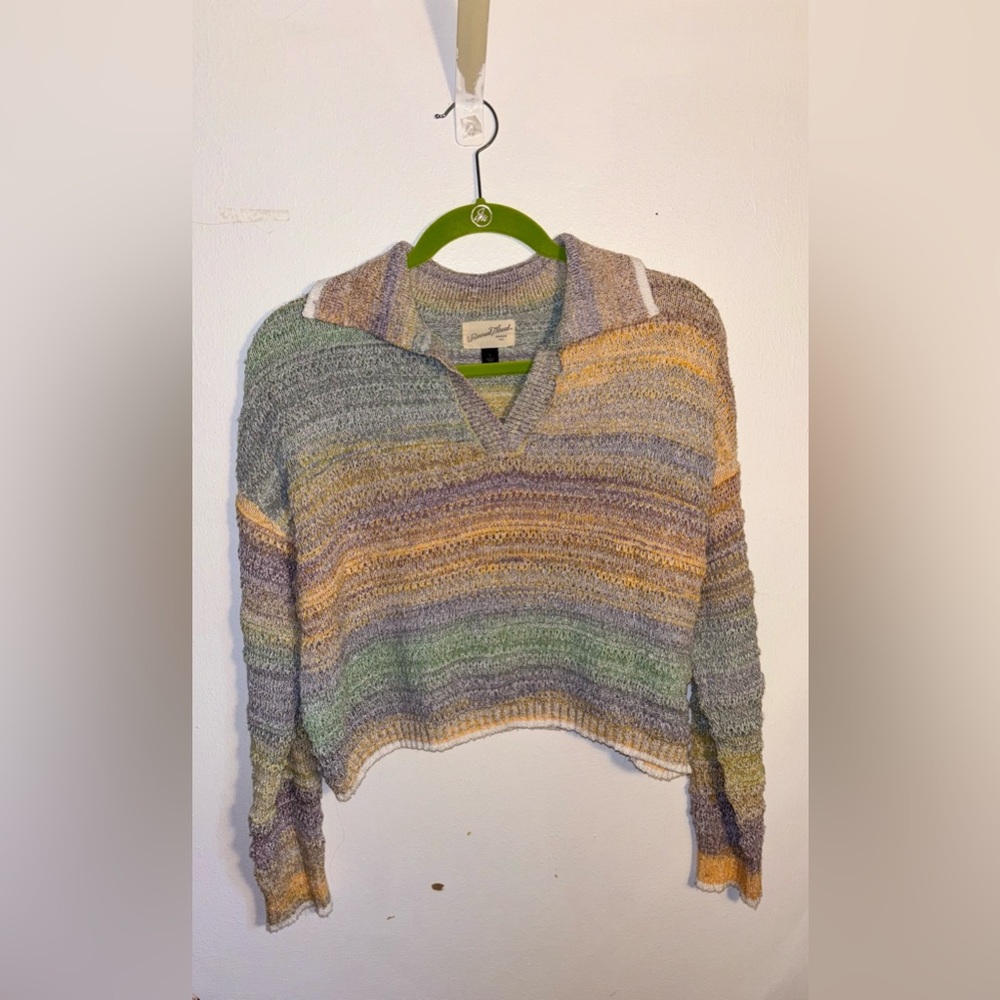 Summer beachy colorful sweater